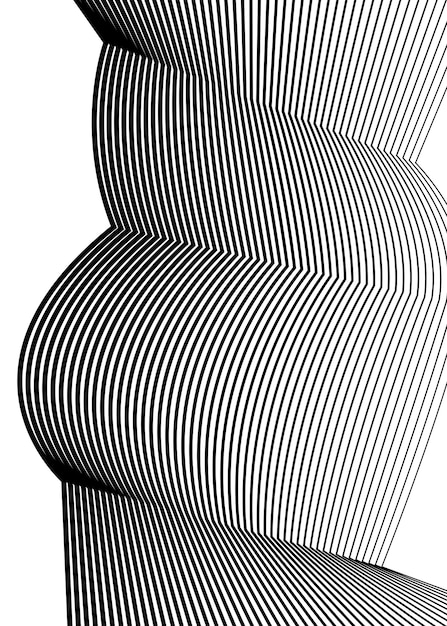 White black color Linear background Design elements Poligonal lines Protective layer for banknotes certificates template Vector Vector lines of different thicknesses from thin to thick EPS 10
