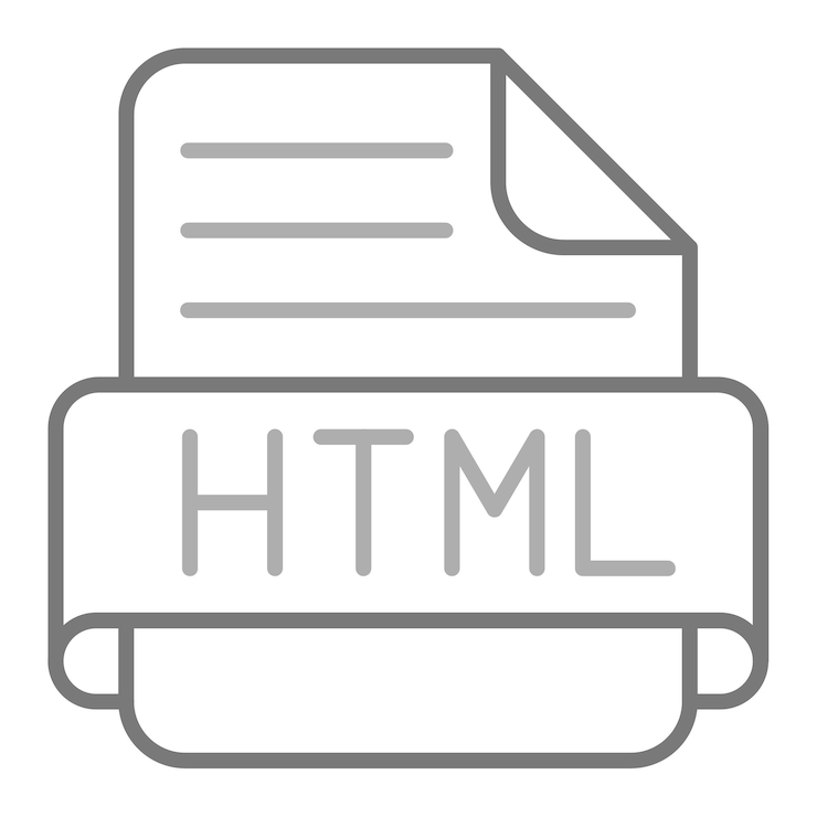 Vector a white and black logo with a document in the middle