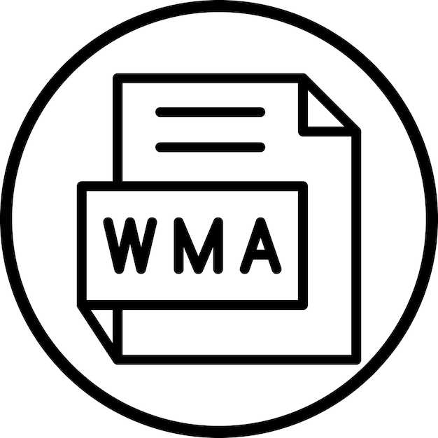 a white and black logo with the letters wm on it