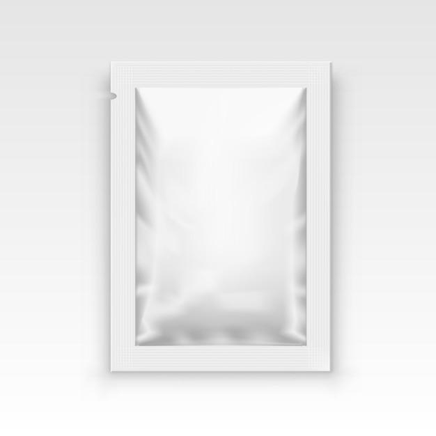 White Blank Clear Sachet For Food Medical Or Cosmetics