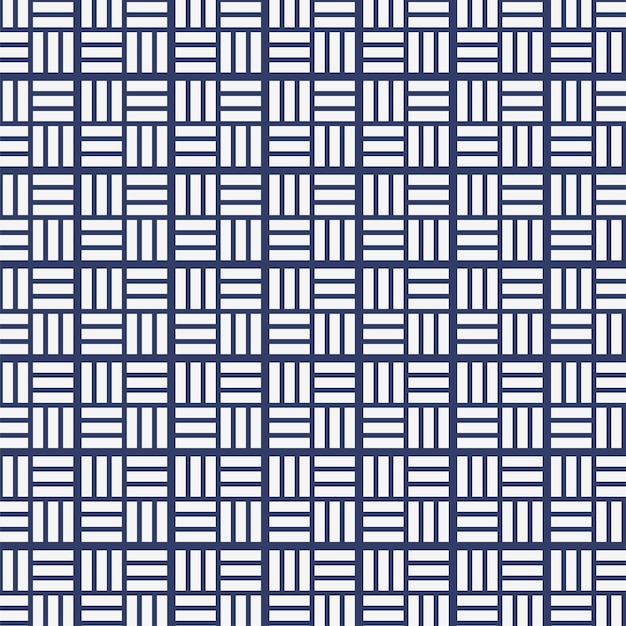 White on blue traditional Japanese pattern