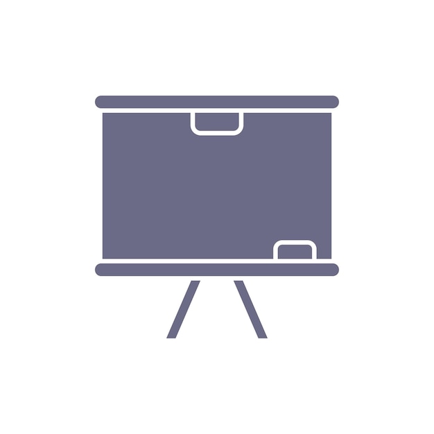 White Board icoon vector ontwerp sjablonen eenvoudig en modern concept