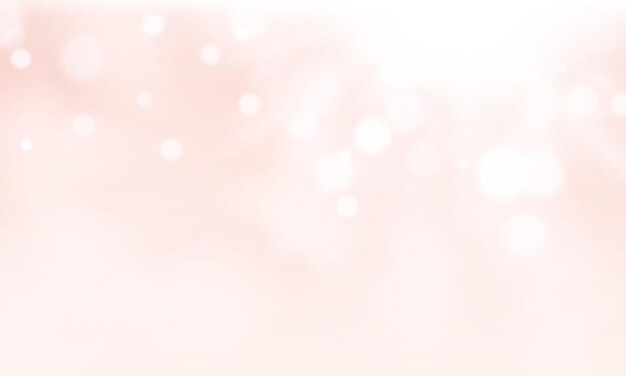 Vector white bokeh effect on pink background glowing lights for holiday design vector illustration