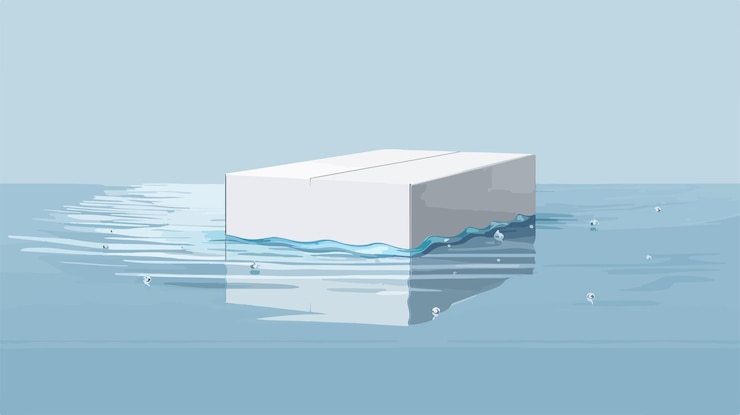Vector white box design template for your package professional packaging mockup