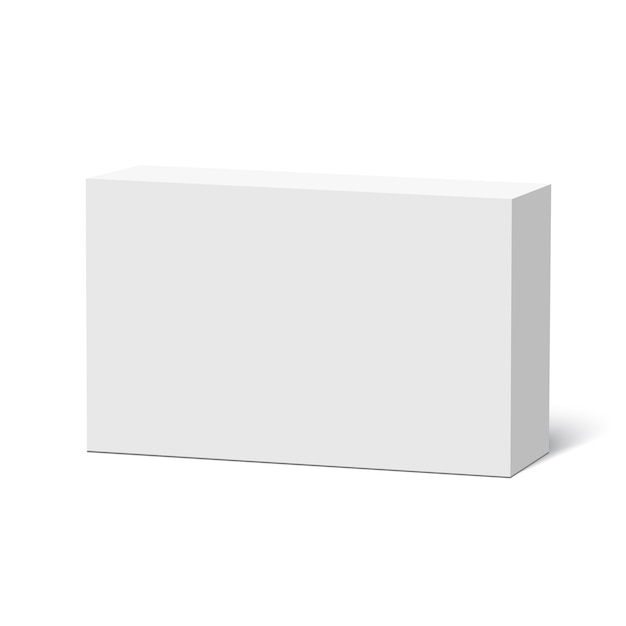 Vector white box. package.  .