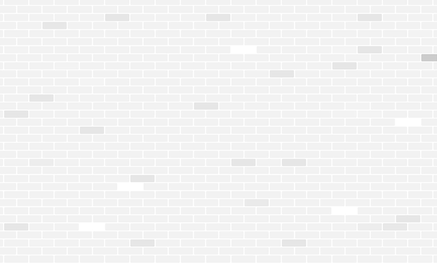 Vector white brick background