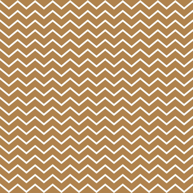 White Chevron Pattern On Brown Background