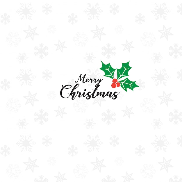 Vector white christmas grretings pattern