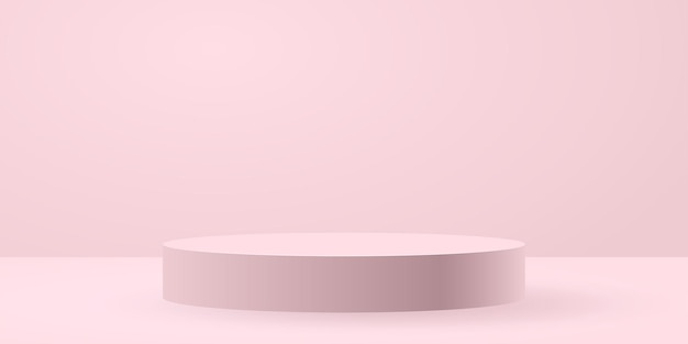 White circle stage background