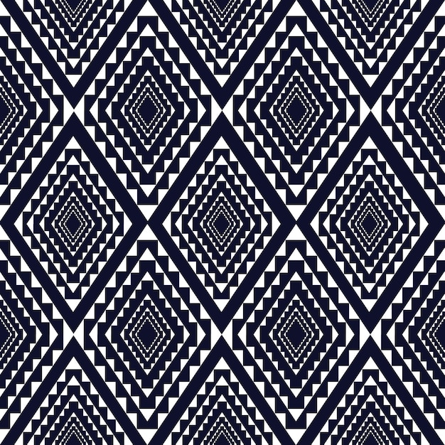 white cloth pattern on a navy background geometric pattern Seamless pattern