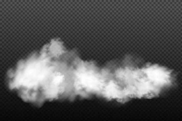 White cloudiness ,fog or smoke on dark checkered background.