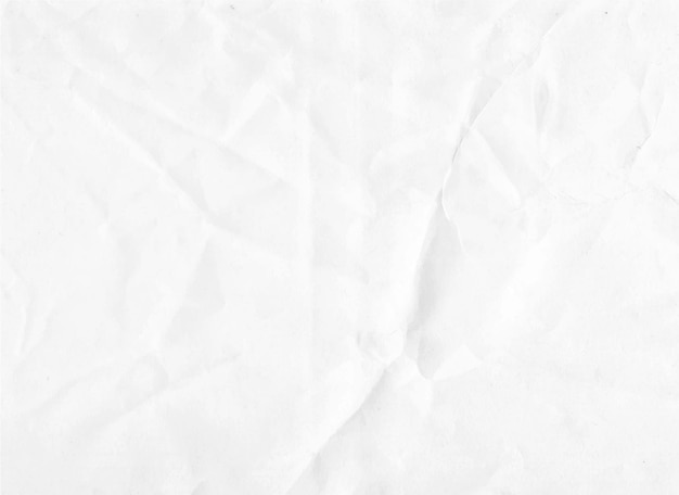 Vector white crumpled paper texture background empty leaf of crumpled paper vector illustration eps10