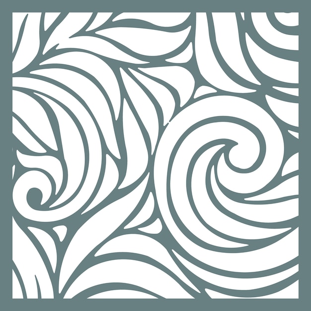 Bianco decorativo die cut seamless pattern