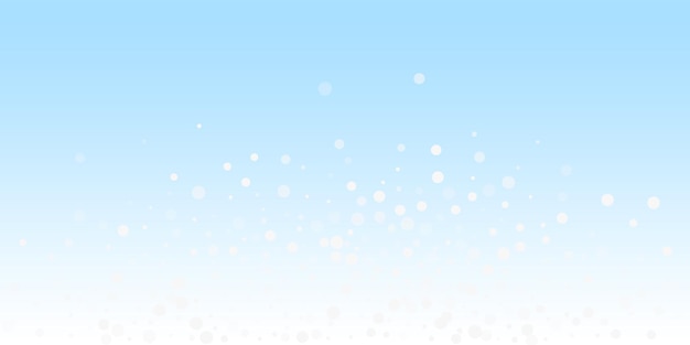 Белые точки рождественский фон. тонкие летающие хлопья снега и звезды на фоне зимнего неба. удивительный зимний серебряный шаблон наложения снежинок. великолепная векторная иллюстрация.