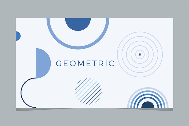 Vector white elegance geometric banckground desktop template