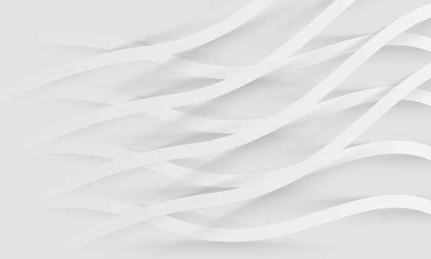 White elegant lines abstract background design