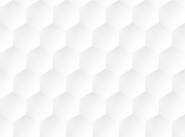 White embossed honeycomb pattern. Ui background. Vector illustration