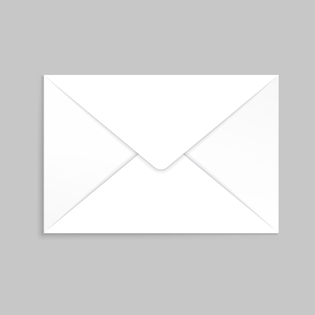 Vector white envelope for identy design