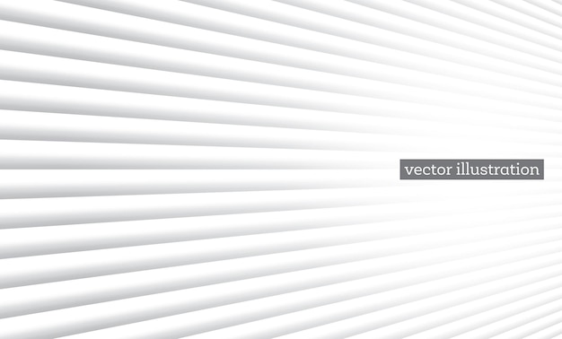 Vector white geometric background with lines