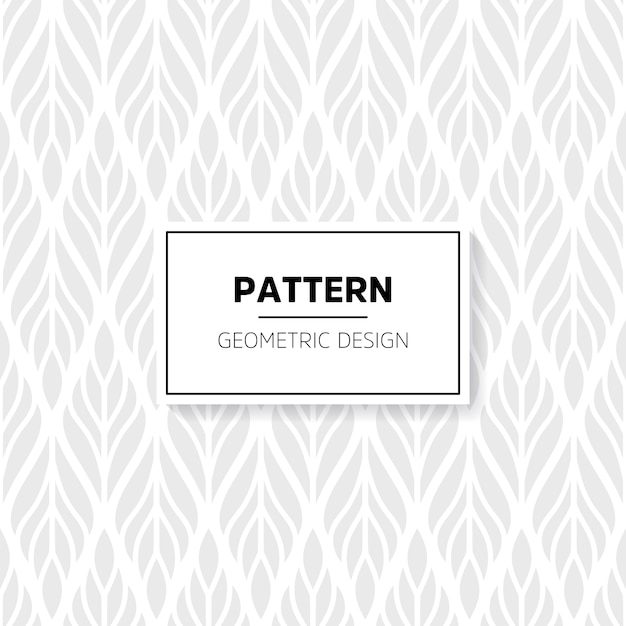 White geometric pattern design