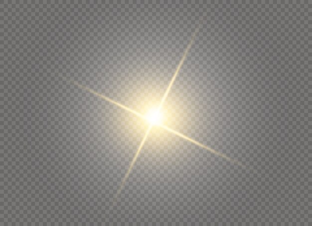 Vector white glowing light burst explosion with transparent.  illustration for cool effect decoration with ray sparkles. bright star. transparent shine gradient glitter, bright flare.