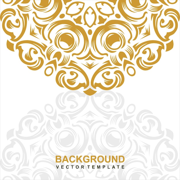 A white and gold background with a heart pattern.