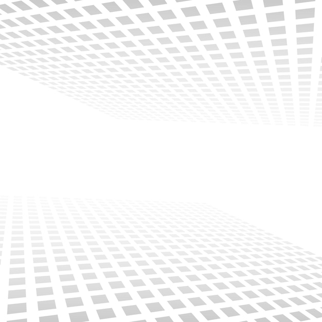 White gray abstract background vector perspective horizon light geometric background