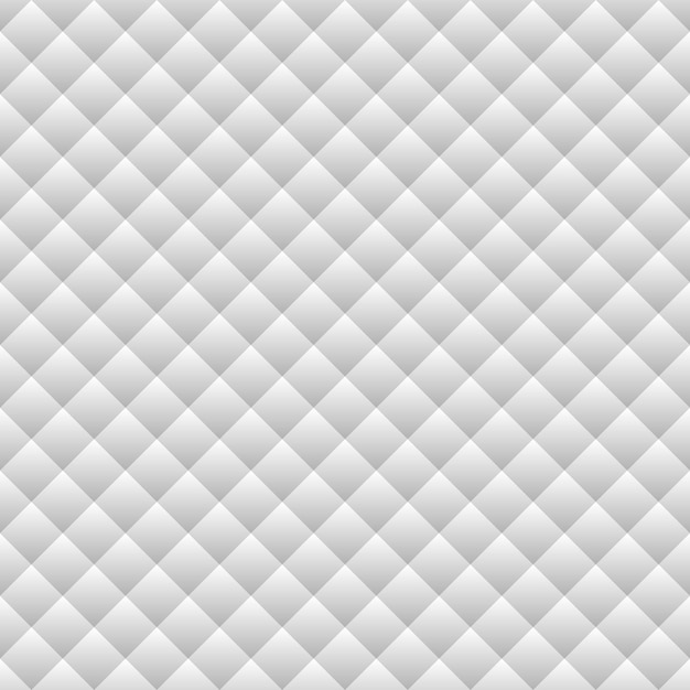 Vector white gray clean squares texture with shadow vector seamless geometric pattern