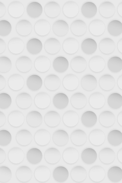 White and gray seamless round pattern vector