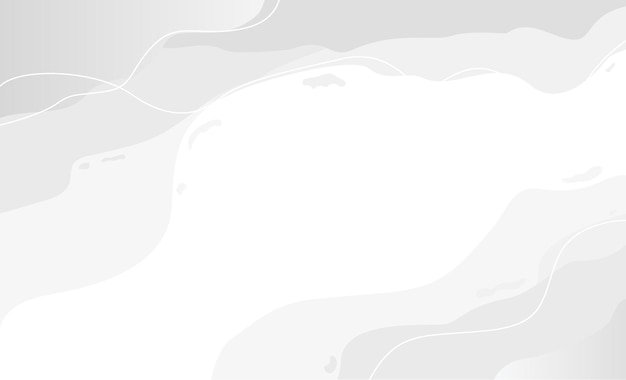 белый и серый фон шаблона дизайна с волнами