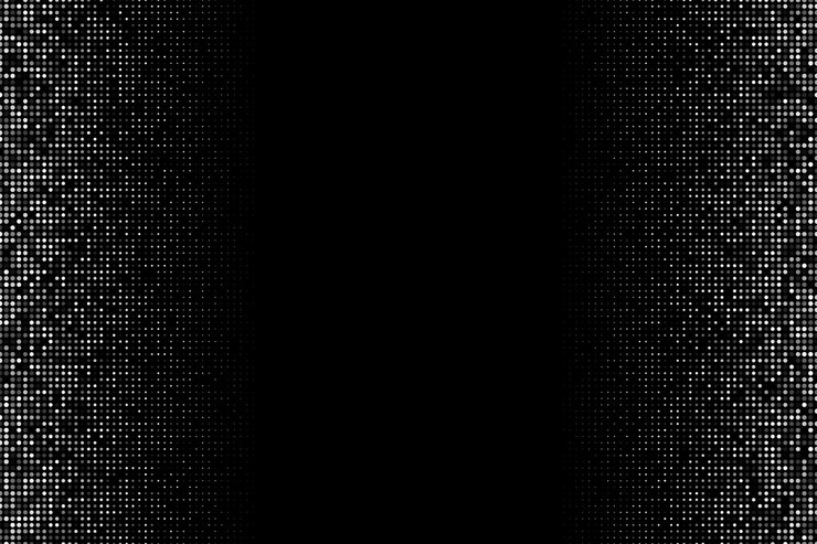 Vector white halftone abstract business card background