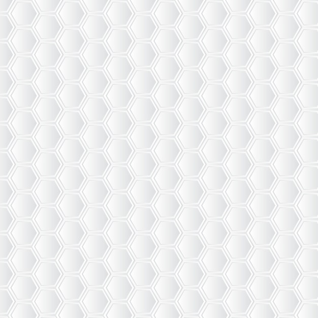 Vector white honeycomb background