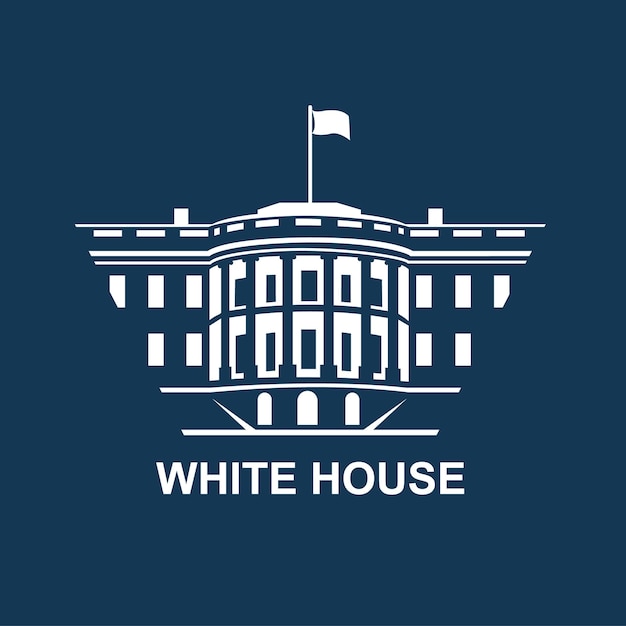 Premium Vector | White house icon