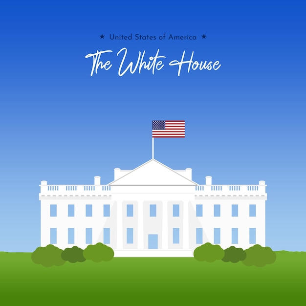 White House USA Vector