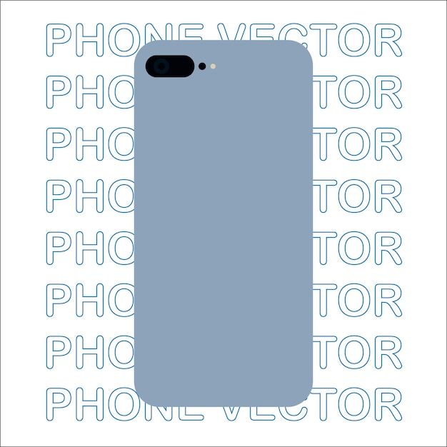a white iphone with blue on the back of it