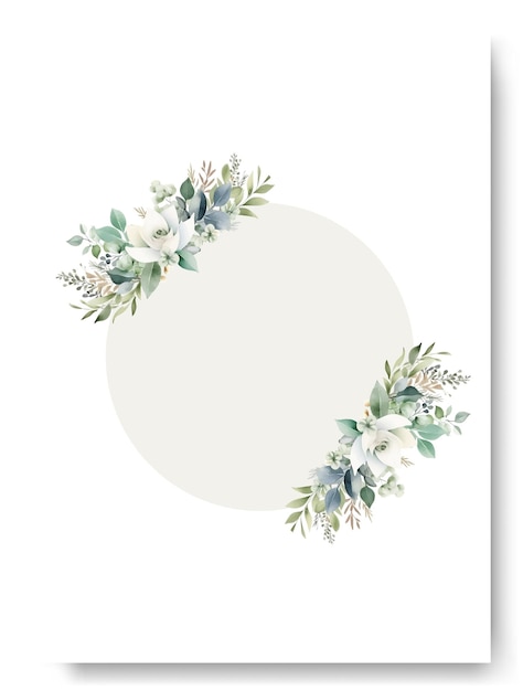 Vector white jasmine floral decoration flyers postcards vintage style vector illustration design