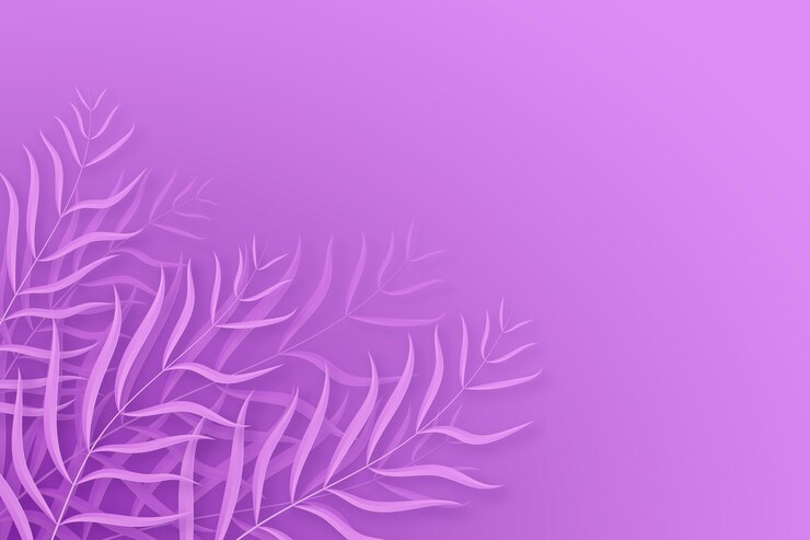 वेक्टर white leaves on purple background