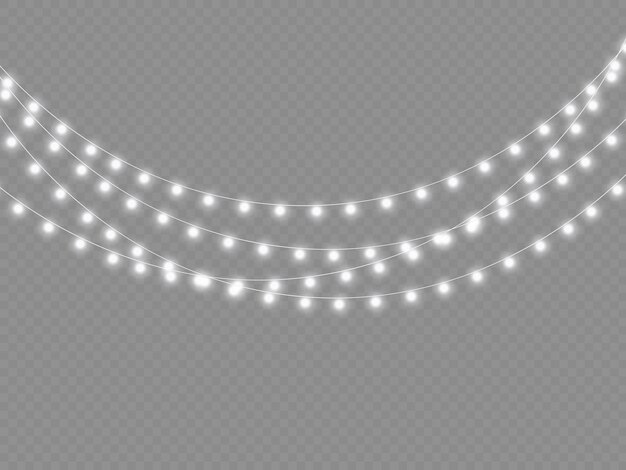 White light garland led neon lights christmas decorations