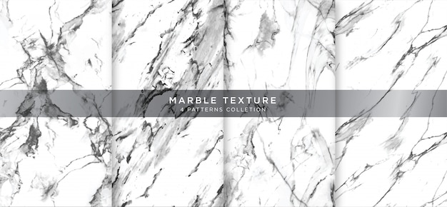 White marble texture with natural pattern for background or design art work.