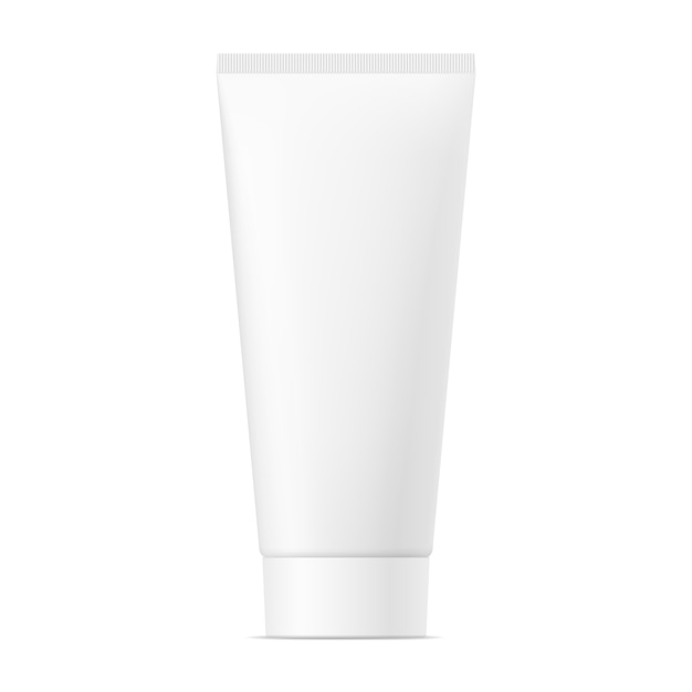 white mat plastic tube