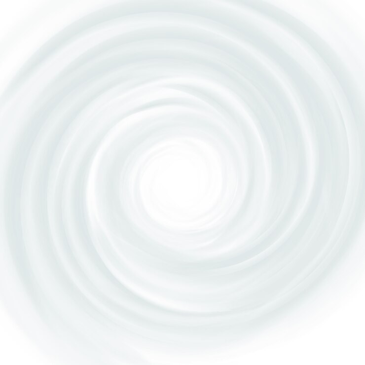 Vector white milk, yogurt, cosmetics product swirl cream