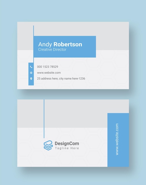 White Minimal Business Card