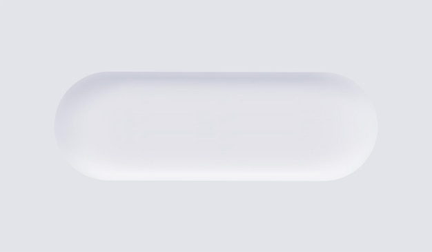 white neumorphism soft ui design for web design, application ui and more, blank button, vector.