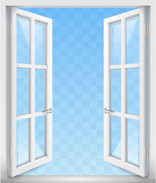 White open door