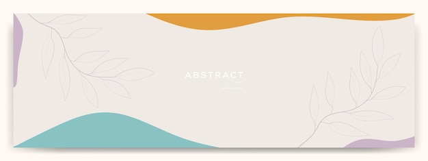 Vector a white and orange business card with a blue and orange design.