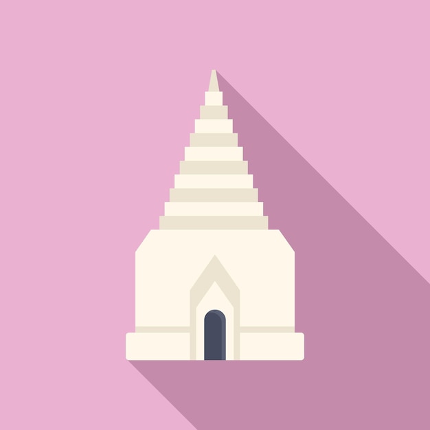 white pagoda building representing buddhist culture and asian architecture