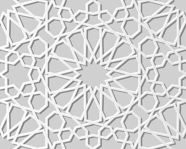 Белая бумага искусство геометрия крест узор бесшовный фон, стильный узор украшения фон для веб-баннера поздравительных открыток