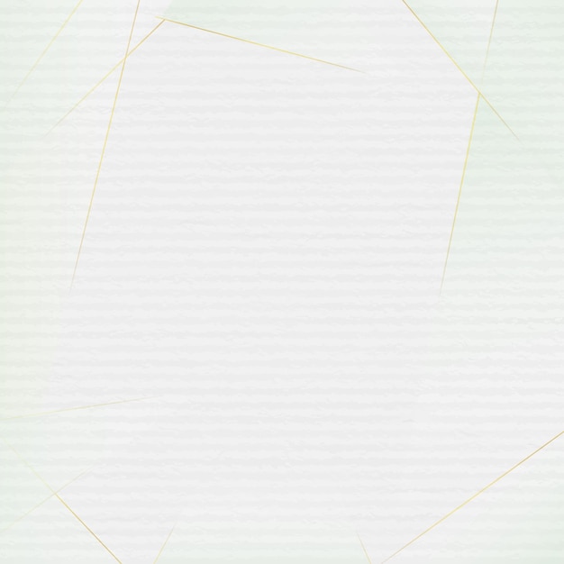 Vector white paper background with golden line