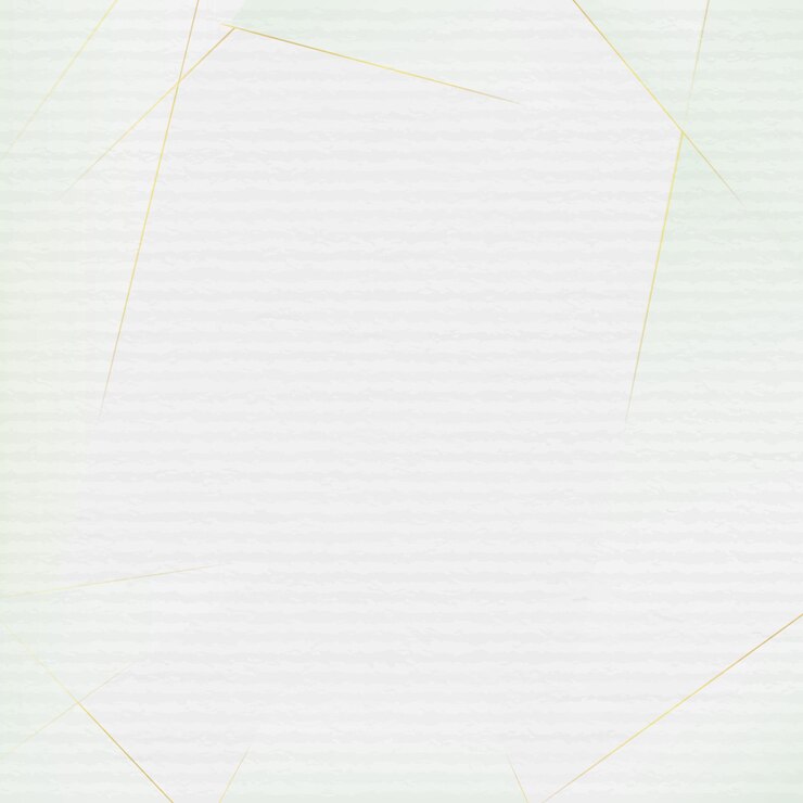 Vector white paper background with golden line