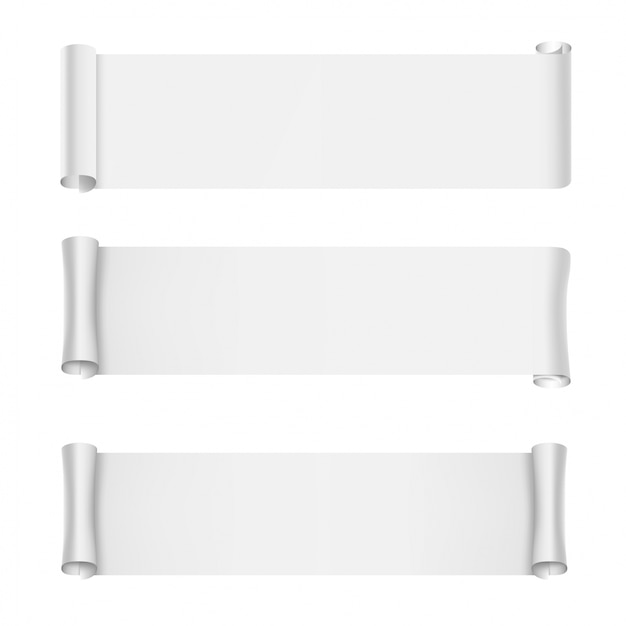 White Paper Banners